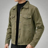 Men's Button Front Utility Jacket