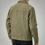 Men's Button Front Utility Jacket