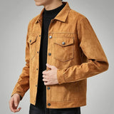 Men's Button Front Utility Jacket