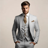 Harbour Weston | Men’s Slim Fit 3‑Piece Suit – Wedding Tuxedo