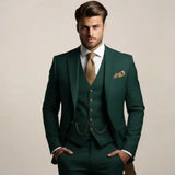 Harbour Weston | Men’s Slim Fit 3‑Piece Suit – Wedding Tuxedo