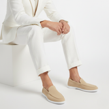 Men's Suede Slip-On Loafers