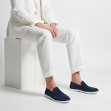 Men's Suede-Style Slip-On Loafers