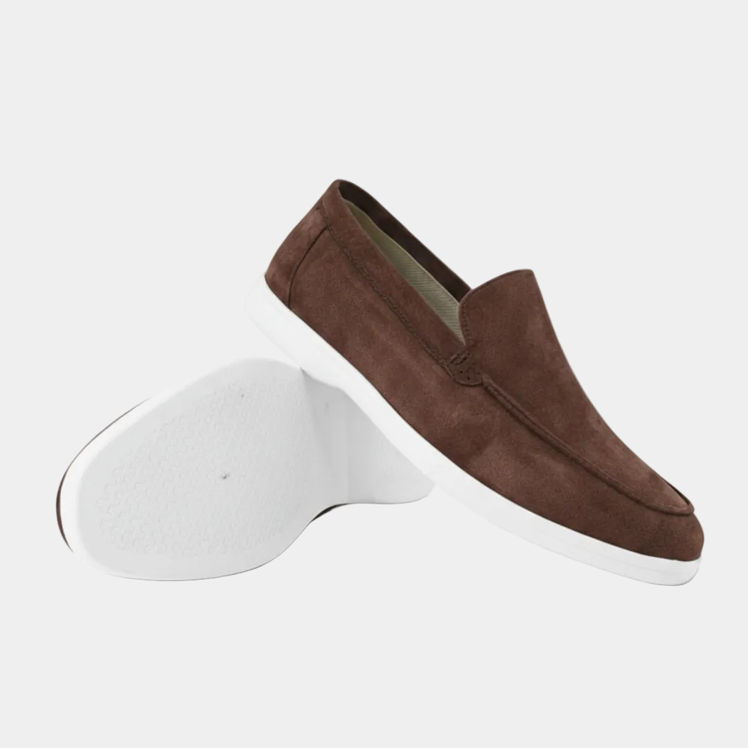 Men's Suede-Style Slip-On Loafers