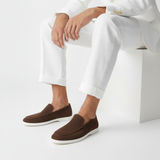 Men's Suede Slip-On Loafers