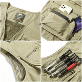 Men's Multi Pocket Utility Fishing Vest