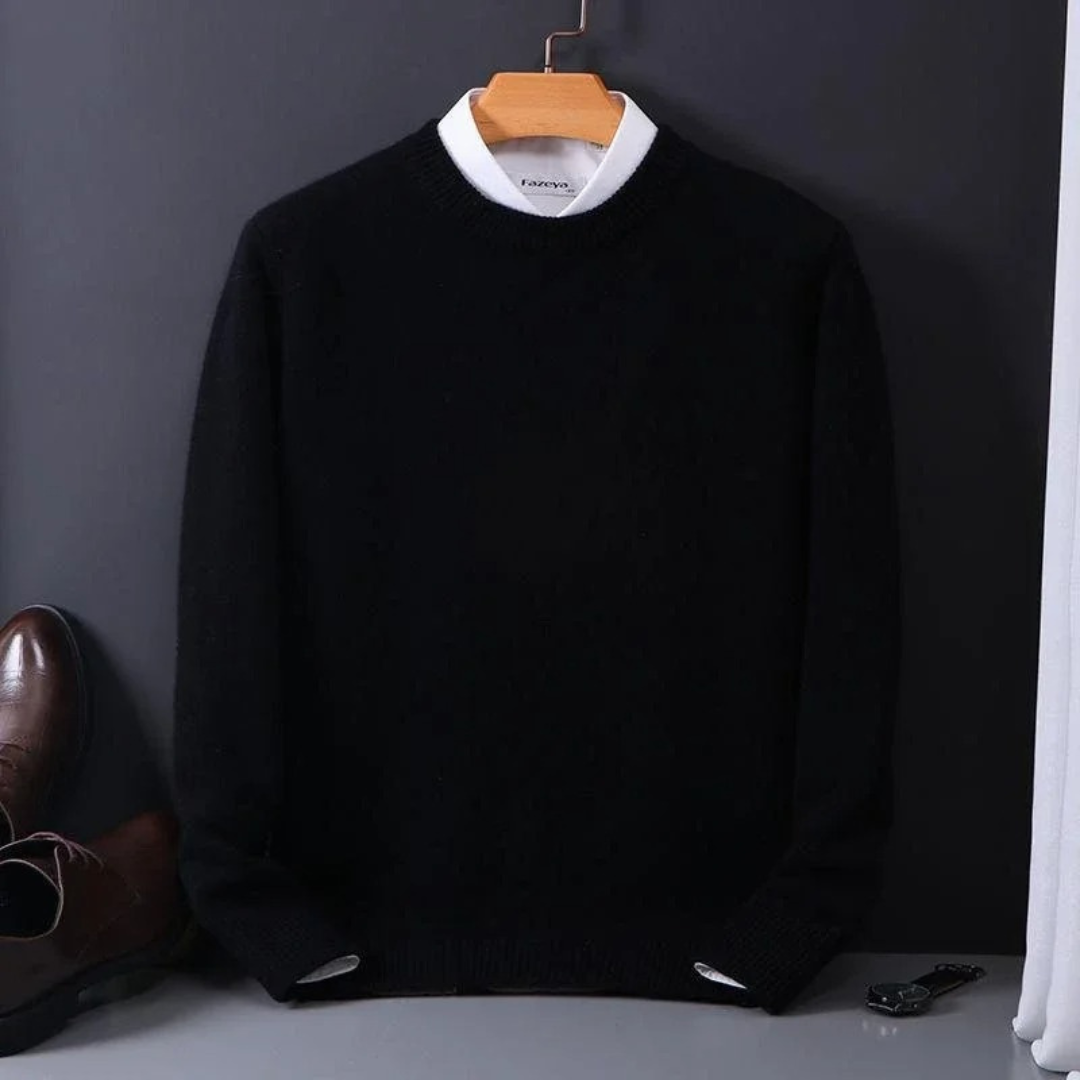 Men's Regular Fit Cashmere Knit Sweater