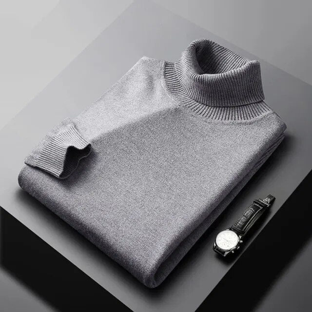 Men's Classic Turtleneck Sweater for Every Occasion