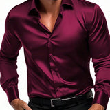 Men's Elegant White Blouse