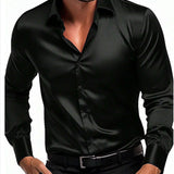 Men's Elegant White Blouse