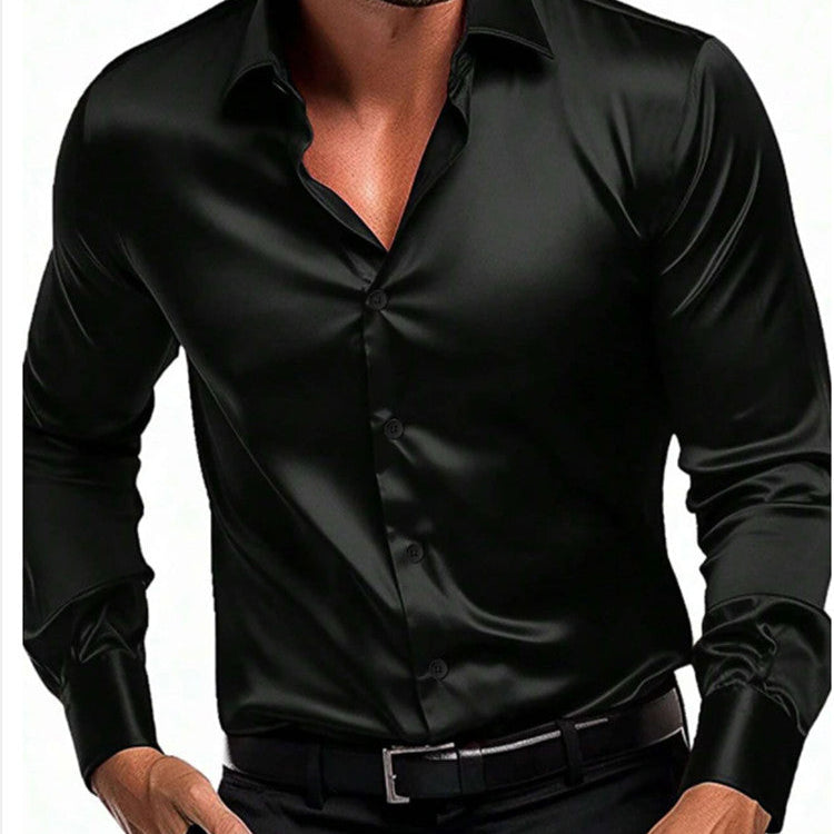 Men's Elegant White Blouse