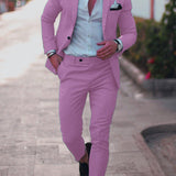 Men's Slim Fit Three Piece Wedding Suit