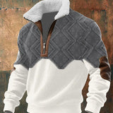 Men's Sherpa Collar Quarter Zip Sweater