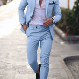 Men's Slim Fit Three Piece Wedding Suit