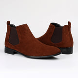 Men's Suede Chelsea Ankle Boots