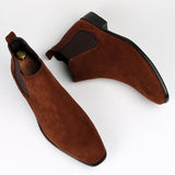 Men's Suede Chelsea Ankle Boots