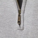 Men's Quarter Zip Knit Sweater