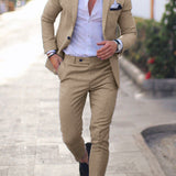 Men's Slim Fit Three Piece Wedding Suit
