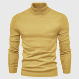 Men's Slim-Fit Roll Neck Long Sleeve Sweater