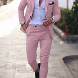 Men's Slim Fit Three Piece Wedding Suit