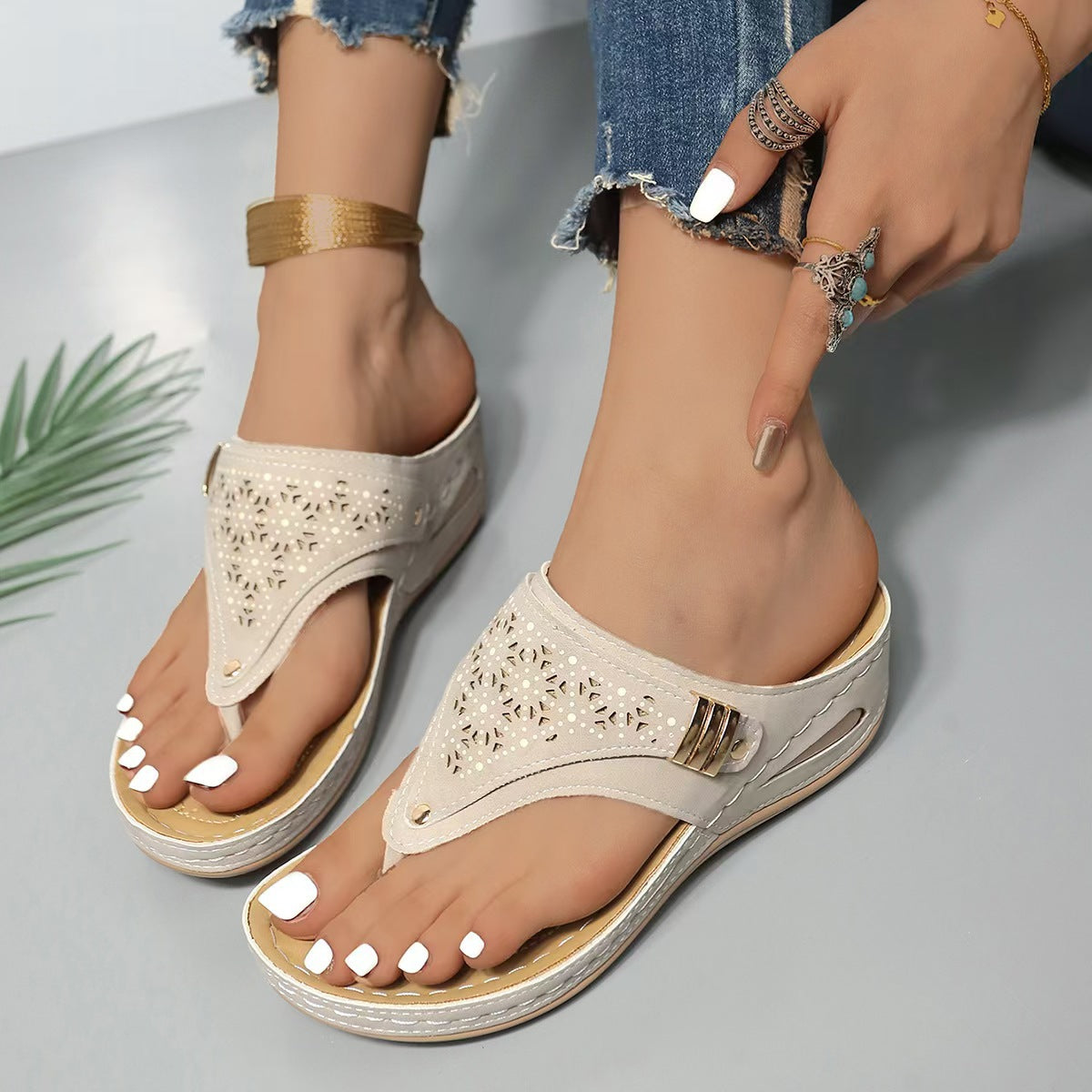 Women's Cushioned Slip-On Orthopedic Summer Sandals