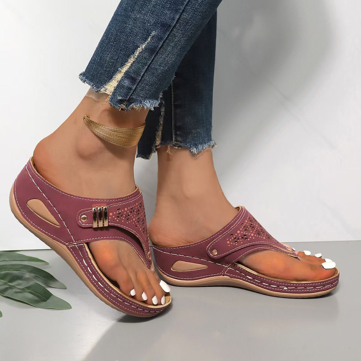 Women's Cushioned Slip-On Orthopedic Summer Sandals