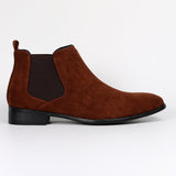 Men's Suede Chelsea Ankle Boots