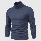 Men's Slim-Fit Roll Neck Long Sleeve Sweater