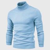 Men's Slim-Fit Roll Neck Long Sleeve Sweater