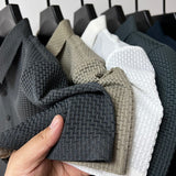 Men's Textured Knit Polo Shirt