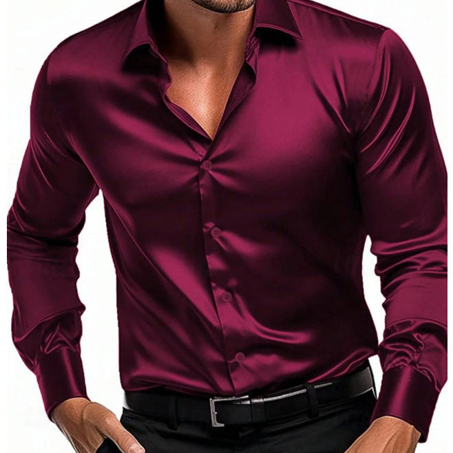 Men's Elegant White Blouse