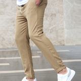 Men's Slim Fit Casual Chino Trousers