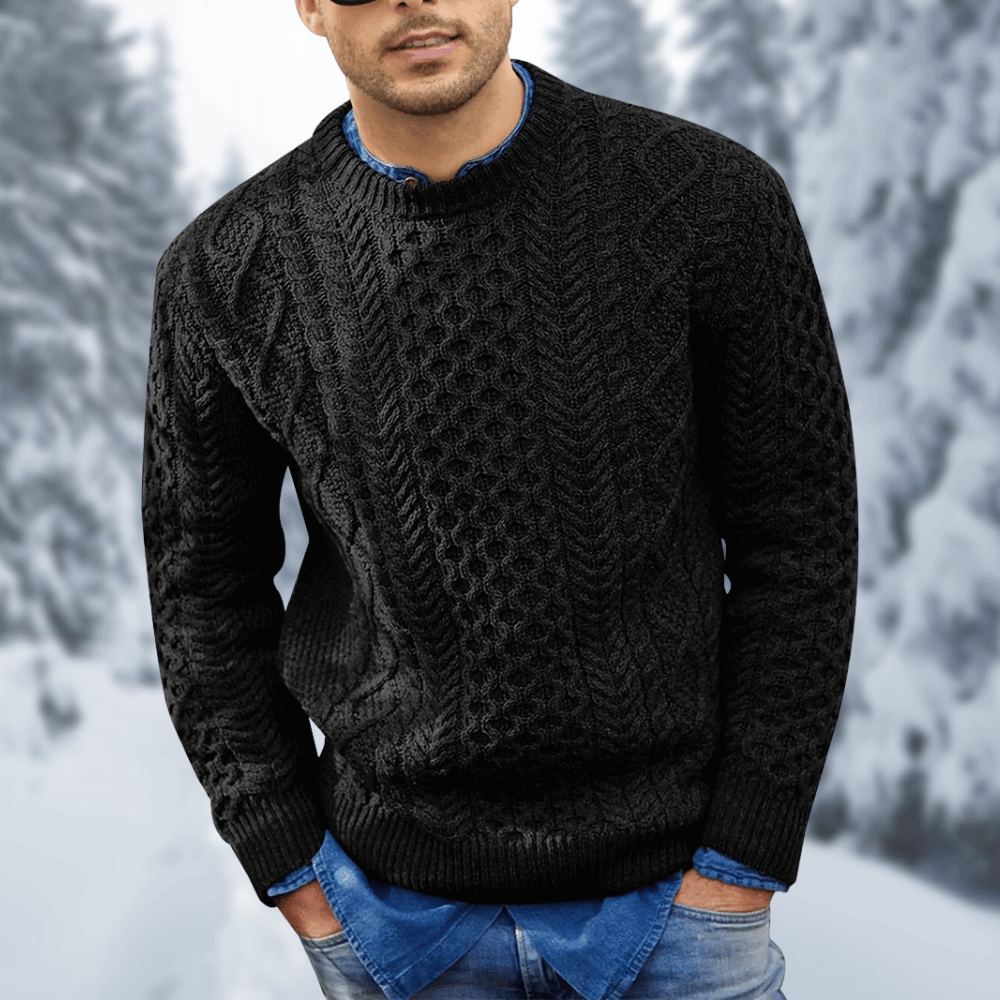 Men's Cable Knit Winter Sweater