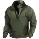 Men's Half Zip Fleece Pullover Sweatshirt