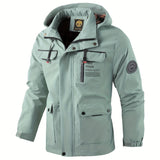 Men's Hooded Multi Pocket Outdoor Jacket