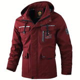 Men's Hooded Multi Pocket Outdoor Jacket