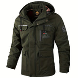 Men's Hooded Multi Pocket Outdoor Jacket