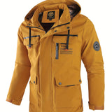 Men's Hooded Multi Pocket Outdoor Jacket