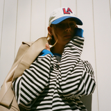 Oversized Striped Long Sleeve Pullover Sweater