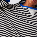 Oversized Striped Long Sleeve Pullover Sweater