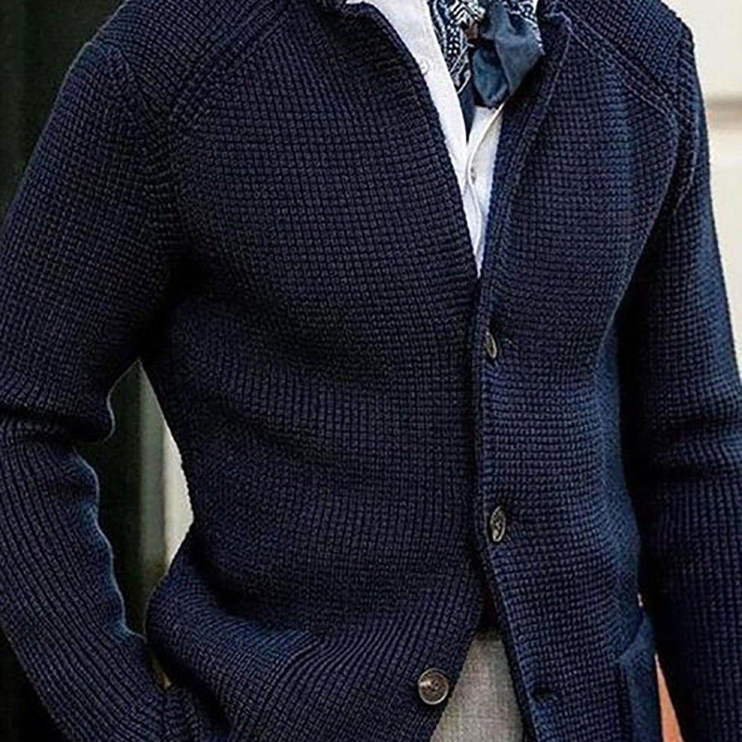 Men's Shawl Collar Knit Cardigan