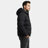 Men's Hooded Quilted Puffer Jacket