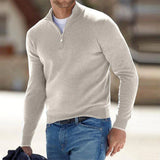 Men's V-Neck Knit Pullover Sweater