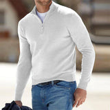 Men's V-Neck Knit Pullover Sweater