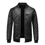 Men's Quilted Zip Front Jacket
