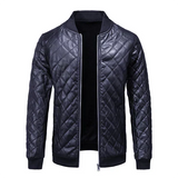 Men's Quilted Zip Front Jacket