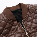 Men's Quilted Zip Front Jacket
