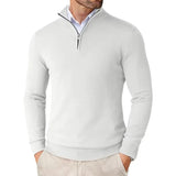 Men's Half Zip Knit Pullover Sweater