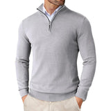 Men's Half Zip Knit Pullover Sweater