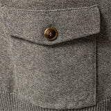 Men's Button Front Knit Cardigan Sweater
